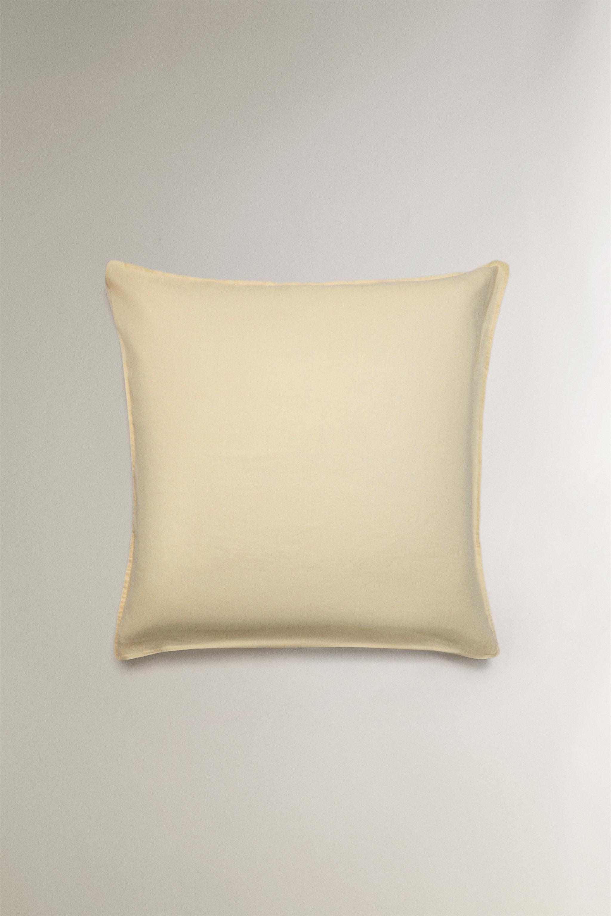 TAIE D’OREILLER LIN DÉLAVÉ (140 G/M²)